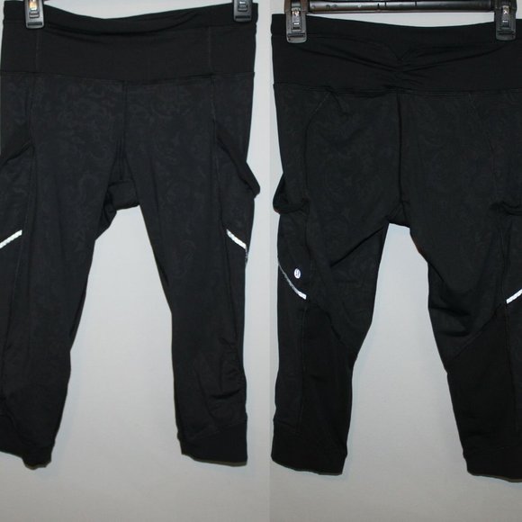 Lululemon Run for Fun Crop Paisley Emboss HW8628 - Picture 3 of 6